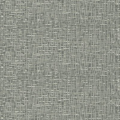 Papier peint gris anthracite Atomic Weave