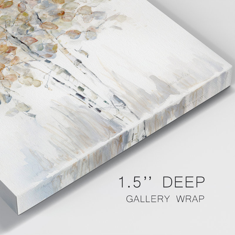 Birch Grove II - Toile tendue avec châssis de qualité supérieure - prête à être accrochée