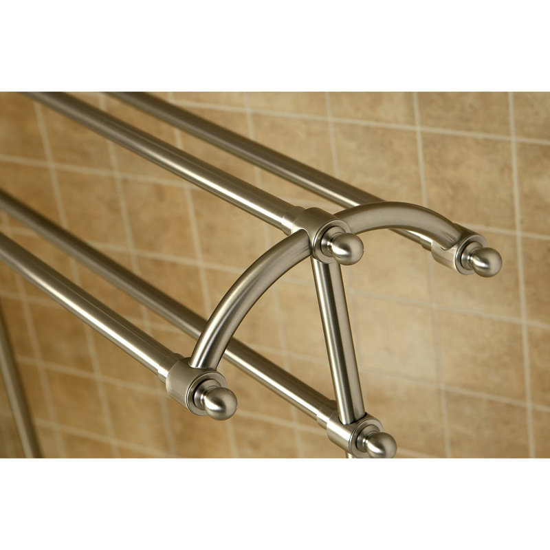 Porte-serviettes sur pied Kingston, Nickel brossé
