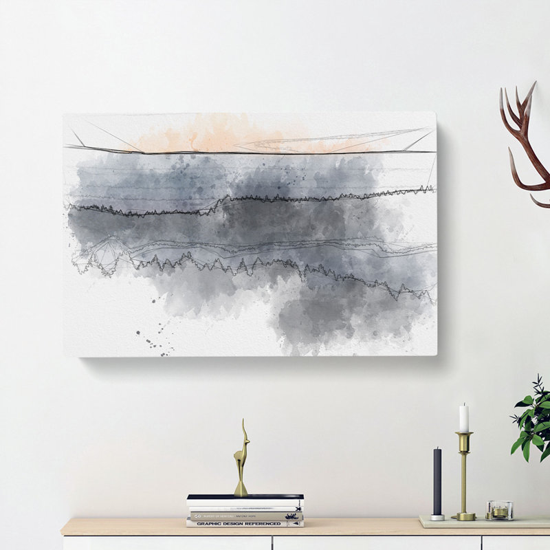 Forest In Bandon Oregon - Wrapped Canvas Painting, 60cm H x 91cm W x 3cm D