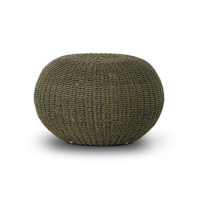 Phoenix Accent Stool, Faux Olive Hyacinth