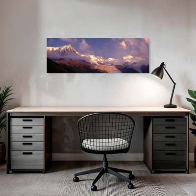 Haute-Savoie, montagnes, vue sur la montagne, Alpes, France, paysage abstrait contemporain, art mural de montagne