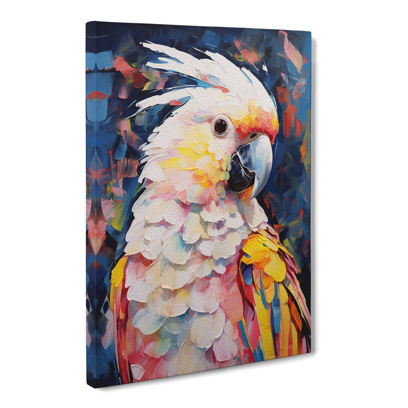 Cockatoo Expressionism - Print, 60cm H x 40cm W x 3cm D