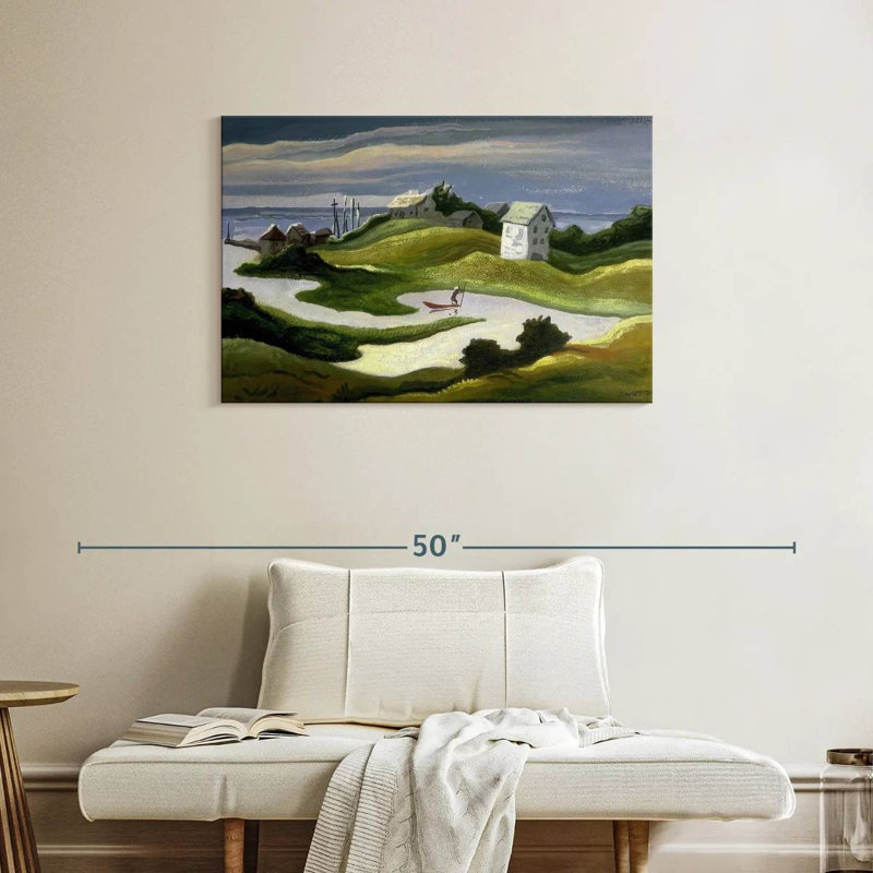 Lilie Chilmark, paysage, H 24 po x l 36 po