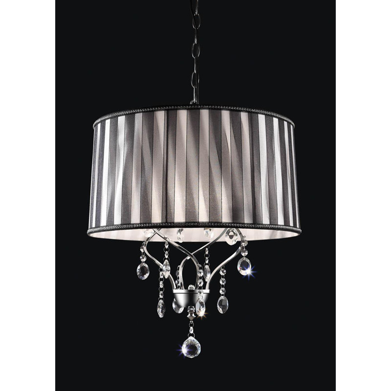 Luminaire suspendu tambour 1 lumière Broomdale