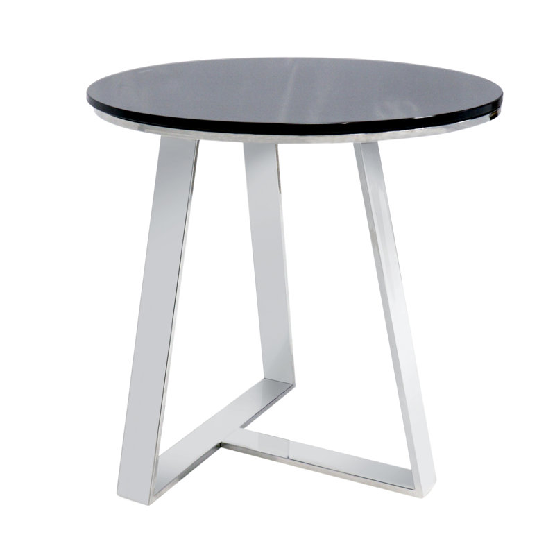 Glass Top End Table