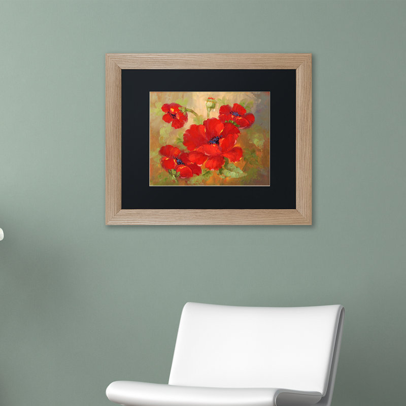 « pop », reproduction d’art sur toile encadrée, H 11 po x l 14 po x P 0,5 po, Cadre argenté, Noir
