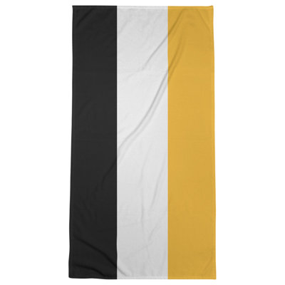 Jacksonville Throwback Football Stripes Bath Towel