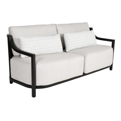 Samara Cushioned Sofa w/Three Accent Pillows
