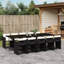 Ensemble repas de patio 5 pièces avec coussins en polyester Latitude Run®-1318358867-1318358866-1318358864