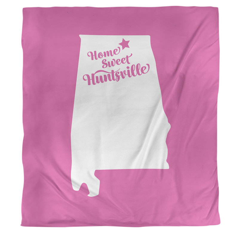 Housse de couette alabama Huntsville, Housse de couette pour grand lit, Rose