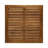 5 Seater Acacia Wood Sectional Armless Sofa Set, Teak+Red
