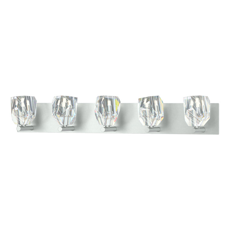 Gatsby 5 - Light Dimmable Vanity Light, Vintage Platinum