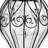Exhart Solar Clear Glass Hanging Lantern, 6.5 by 23.5 Inches
