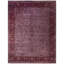 Overdyed Hand-Knotted Wool Modern-Contemporary Purple Area Rug 9' 3" x 12' 3"