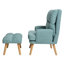 Fauteuil d'appoint avec repose-pieds Deeda-422706147