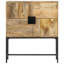 Powder Coated Iron Rectangle Accent Cabinet