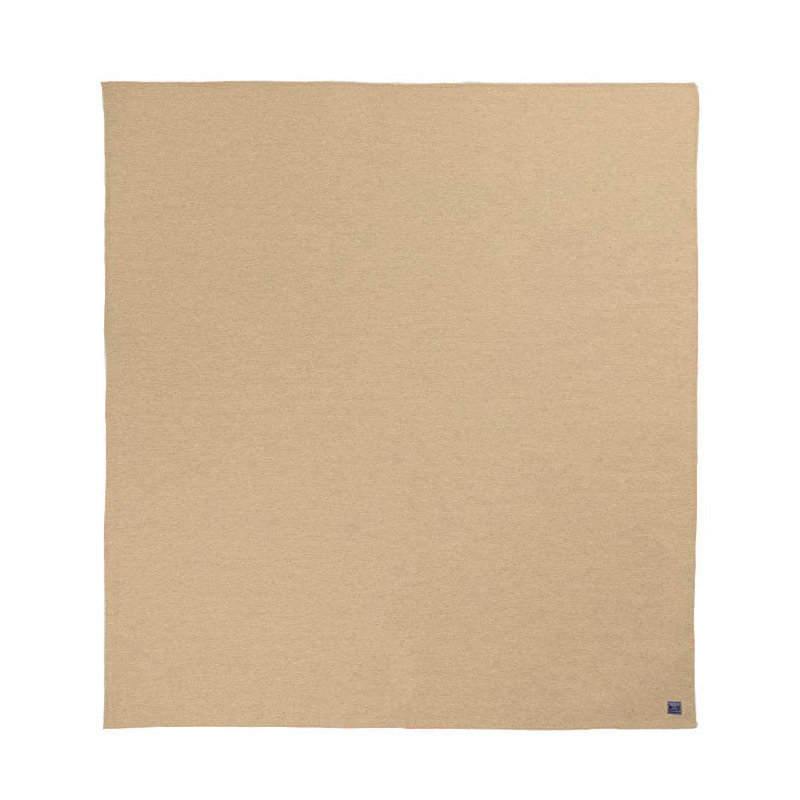 Lakefront Wool Blanket, 66" x 96", Beige