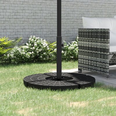 Outdoor Universal Cross Brace Stand For Small Offset Umbrella Or Large Market Umbrella, Cross Umbrella Base For Patio Umbrella