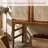 Modern simple Rattan Solid Wood Sideboard