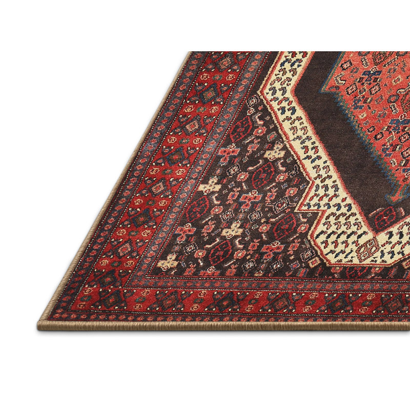 Tapis rouge à motif sud-ouest, Rectangle 8 pi x 12 pi