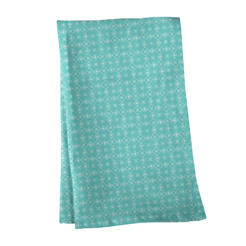 Tea Towel Kitchen Towel, Poly Twill, Blue