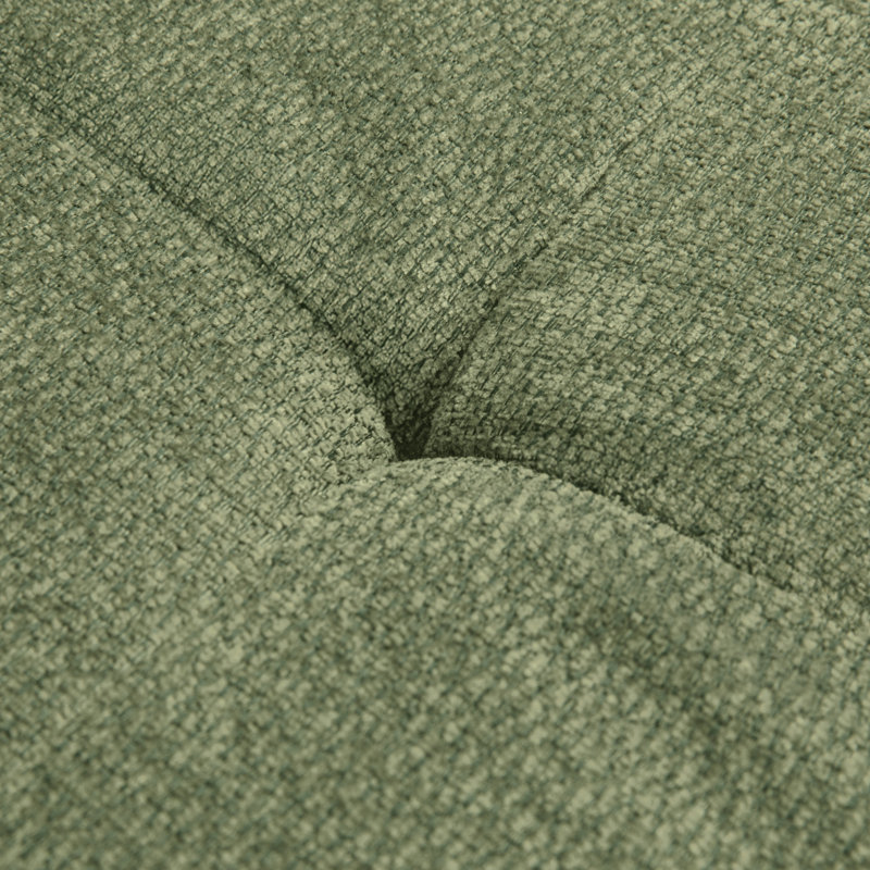 122" Wide Modular Sofa With Plush Cushions And Track Arms Compression Sofa, Green Fabric
