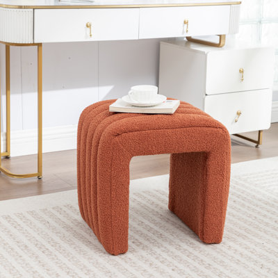 Tufted Upholstered Standard Ottoman