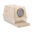 Polyethylene Plastic Enclosed Litter Box with Scoop-1924449651