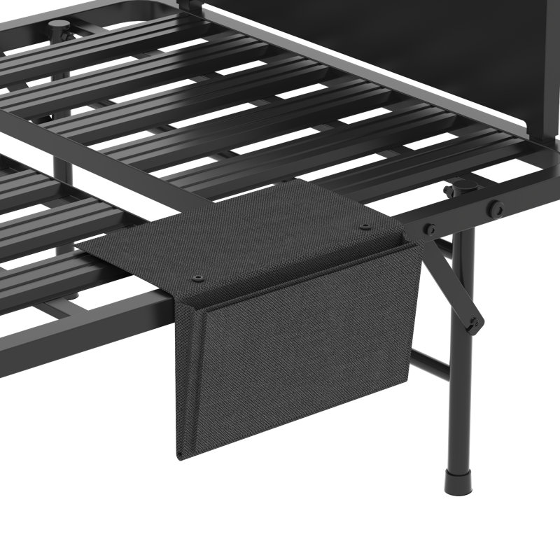 Lits pliants en métal peu encombrants, tête de lit réglable pour une maison moderne