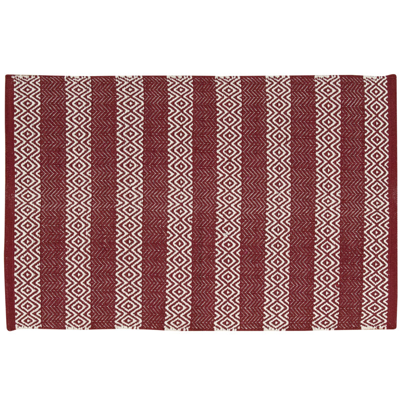 Lehto Cotton Indoor Rug, Rectangle 2' x 3'