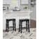 Clemente Counter Stool with Solid Wood Frame