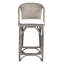 Handwoven Rattan Upholstered Bar & Counter Stool-2062777269-2143357956