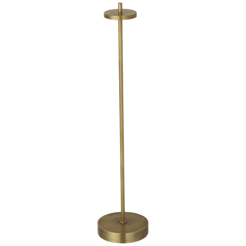 Kelly Wearstler Sene Rechargeable Table Lamp, Gold, 1.6 W, 23" H x 5" W x 5" D