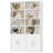 Kirklyn 73" H Standard Storage Bookcase with Doors and 8 Open Shelves, Modern Wood Organizer-101055692