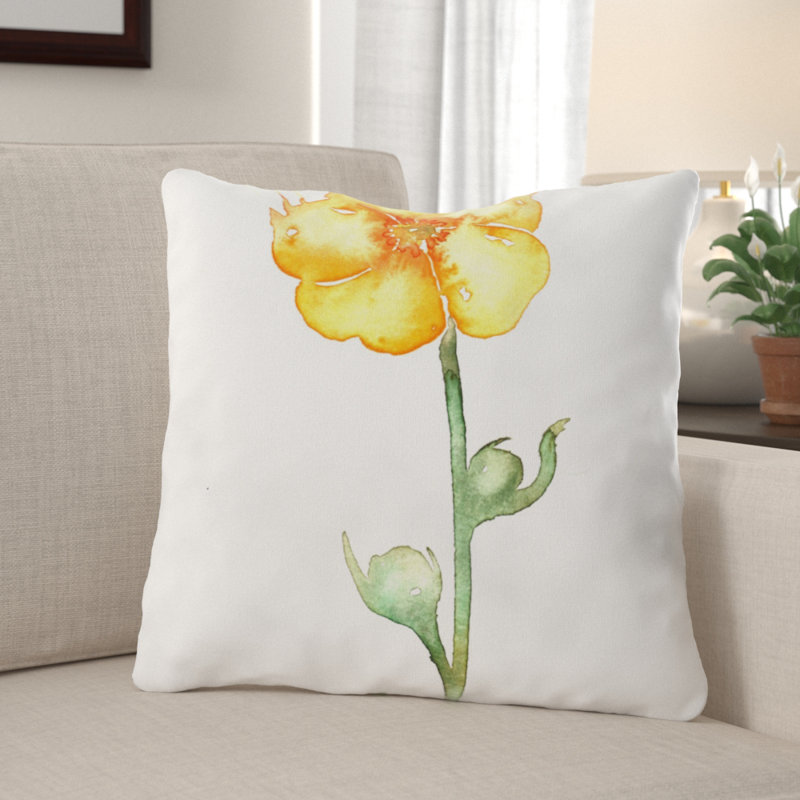 Housse de coussin d'extérieur carré Duckworth, Microsuède, Intérieur