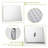 Dual Shower Head - 10 Inch Ceiling Mount Square Shower System With Rough-In Valve-126529042