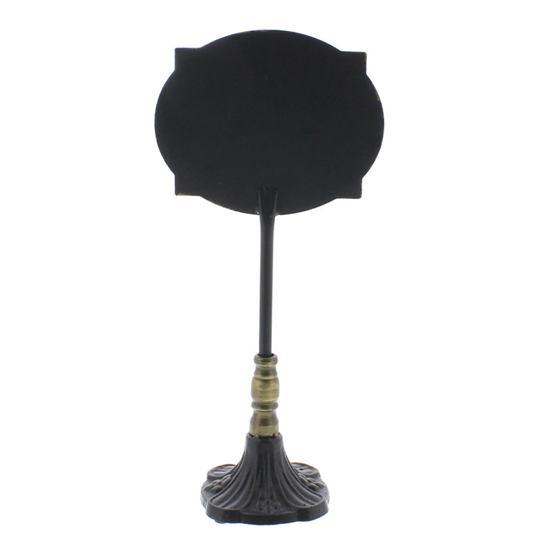  Oval Tabletop Chalkboard Display Stand