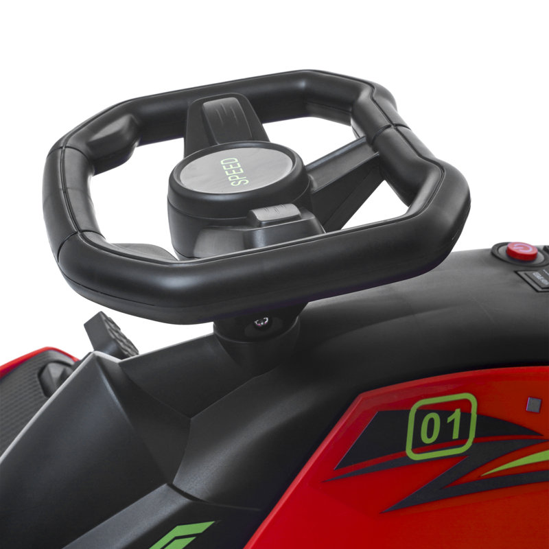 Cohill Metro Lane Battery Powered Ride On, Red/Black