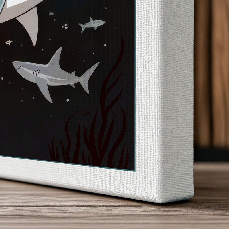 Surface and Depths Coastal - Wrapped Canvas, 18x12 - 45.7 x 30.5 cm, White Border