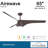 Minka Aire Airewave - 65" Led Ceiling Fan-101515952-101515950-101515966