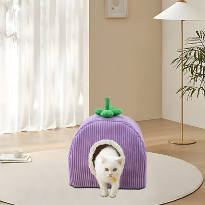 Yourte de Mongolie, nid de chat chaud d'hiver, fermé, nid de chien universel toutes saisons, nid pour animaux, bambou de taille moyenne