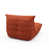Tangerine Red Microfiber/Microsuede