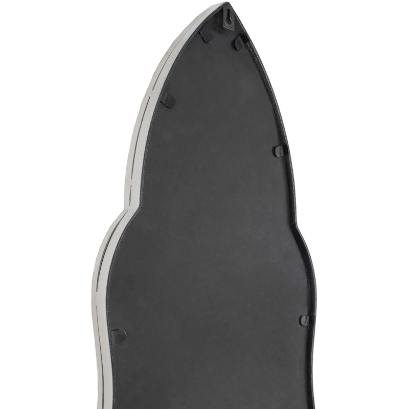 Iron Flat Wall Mirror, Gray