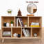 Bibliothèque en bois Pine