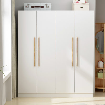 6-Doors Wooden Wardrobe Storage For Bedroom