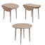 Table de salle à manger multi-fonctions extensible, table ronde convertible à abattants, table basse transformable, petite table de bar (seulement 1 table)-133437974-133437975