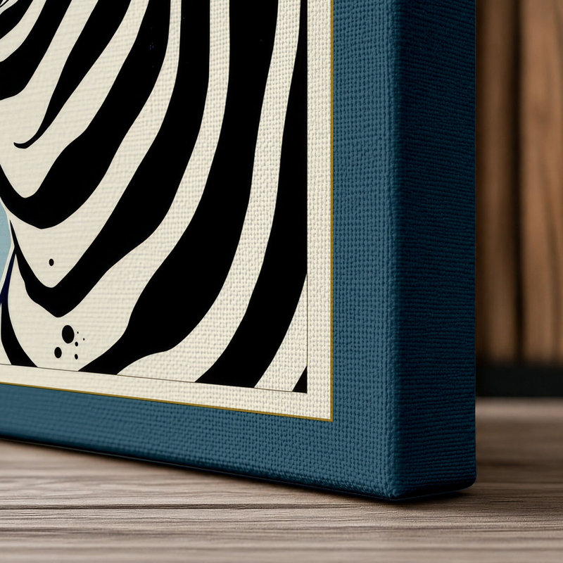 Print, 18x12 - 45.7 x 30.5 cm, Teal Border