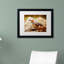 «Hurrying Quail» par Kuehn, reproduction d'art sur toile encadrée-19604851-19604853