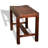 Solid Oak Wood Shower Bench, 21'' Bathroom Shower Seat with Curved Slat Design, Water-Resistant Finish, Handcrafted Spa Bench for Shower, Tub & Home